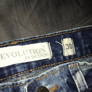 nice clean evolution blue jeans